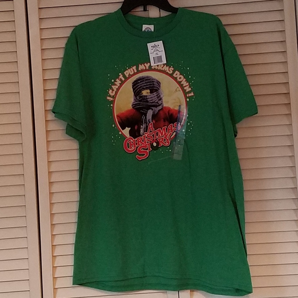 NWT A CHRISTMAS STORY HOLIDAY TSHIRT MEN'S L & XXL